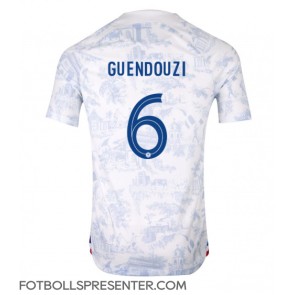 Frankrike Matteo Guendouzi #6 Borta Matchtröja VM 2022 Kortärmad